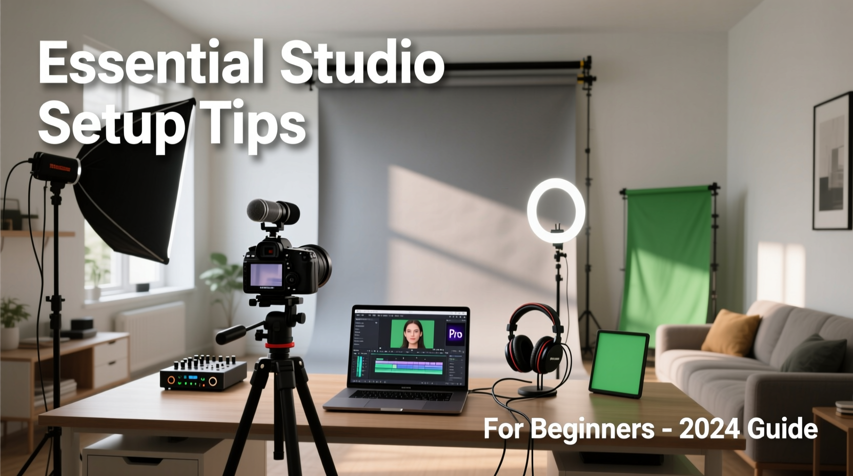 creating a professional youtube video studio essential setup tips for beginners
