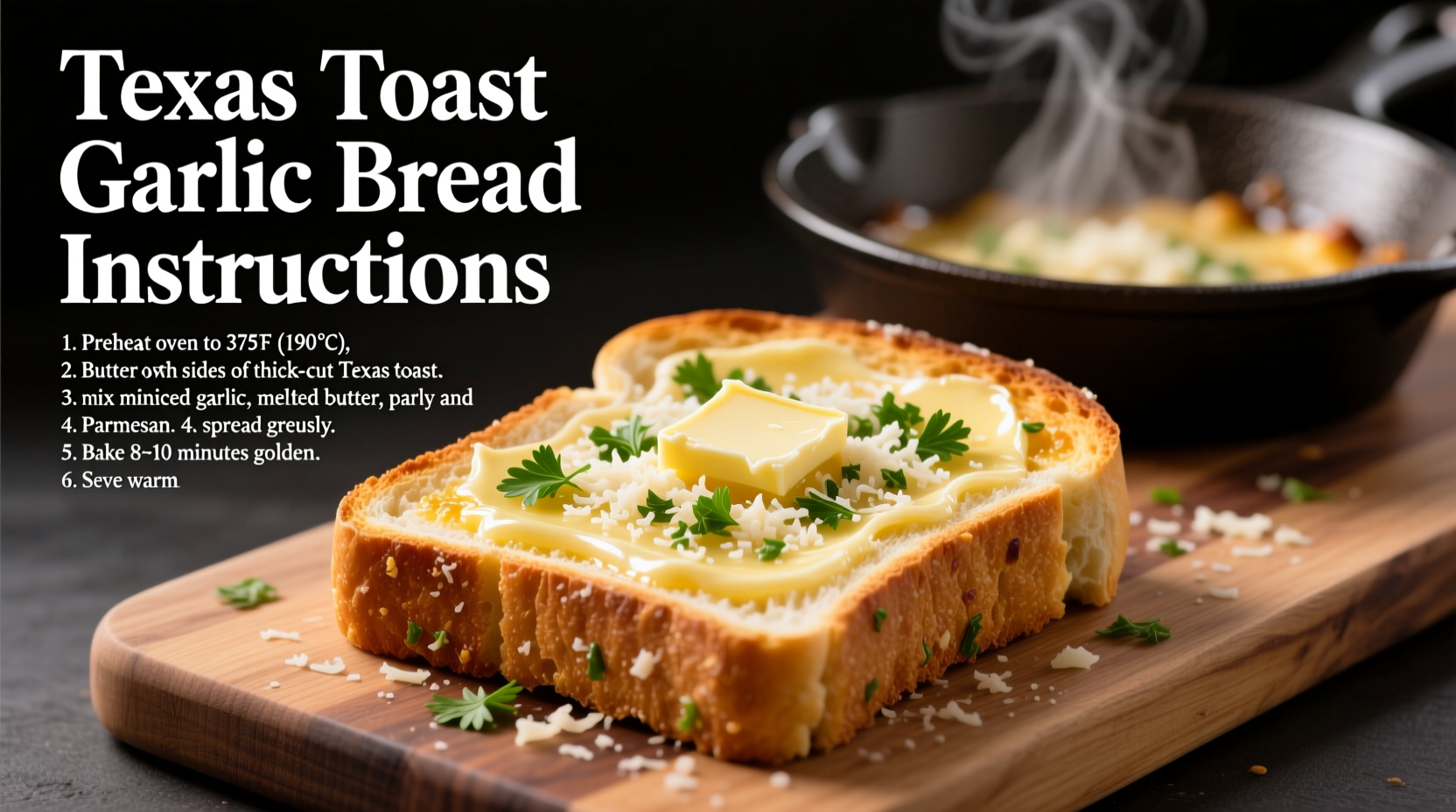 Perfect Texas Toast Garlic Bread Instructions in 15 Minutes