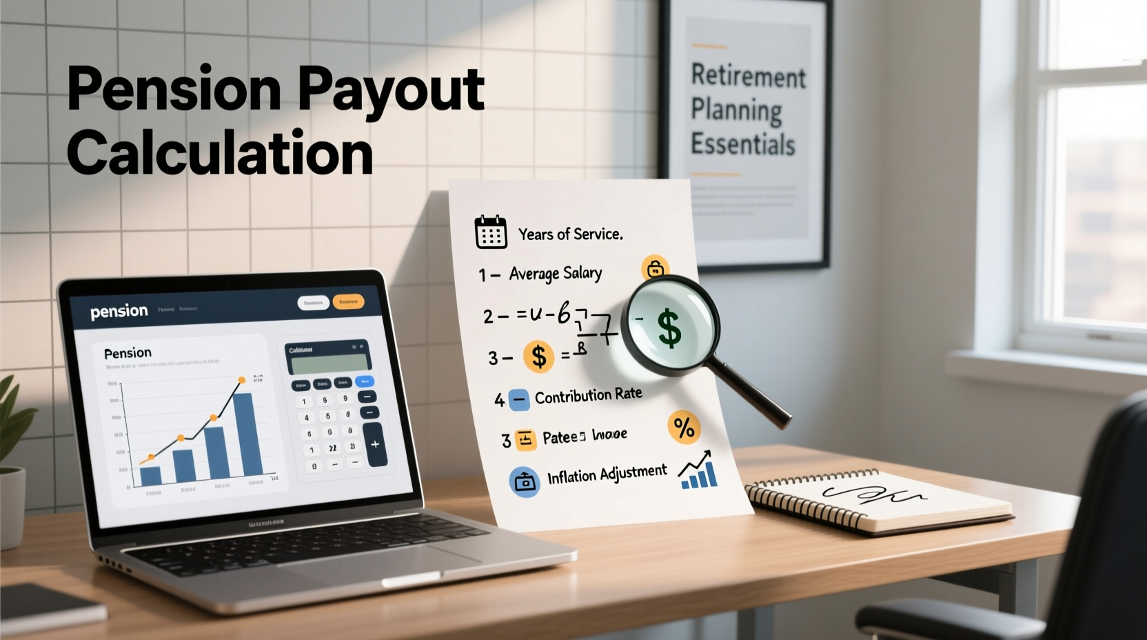 how to accurately calculate your pension payout a step by step guide
