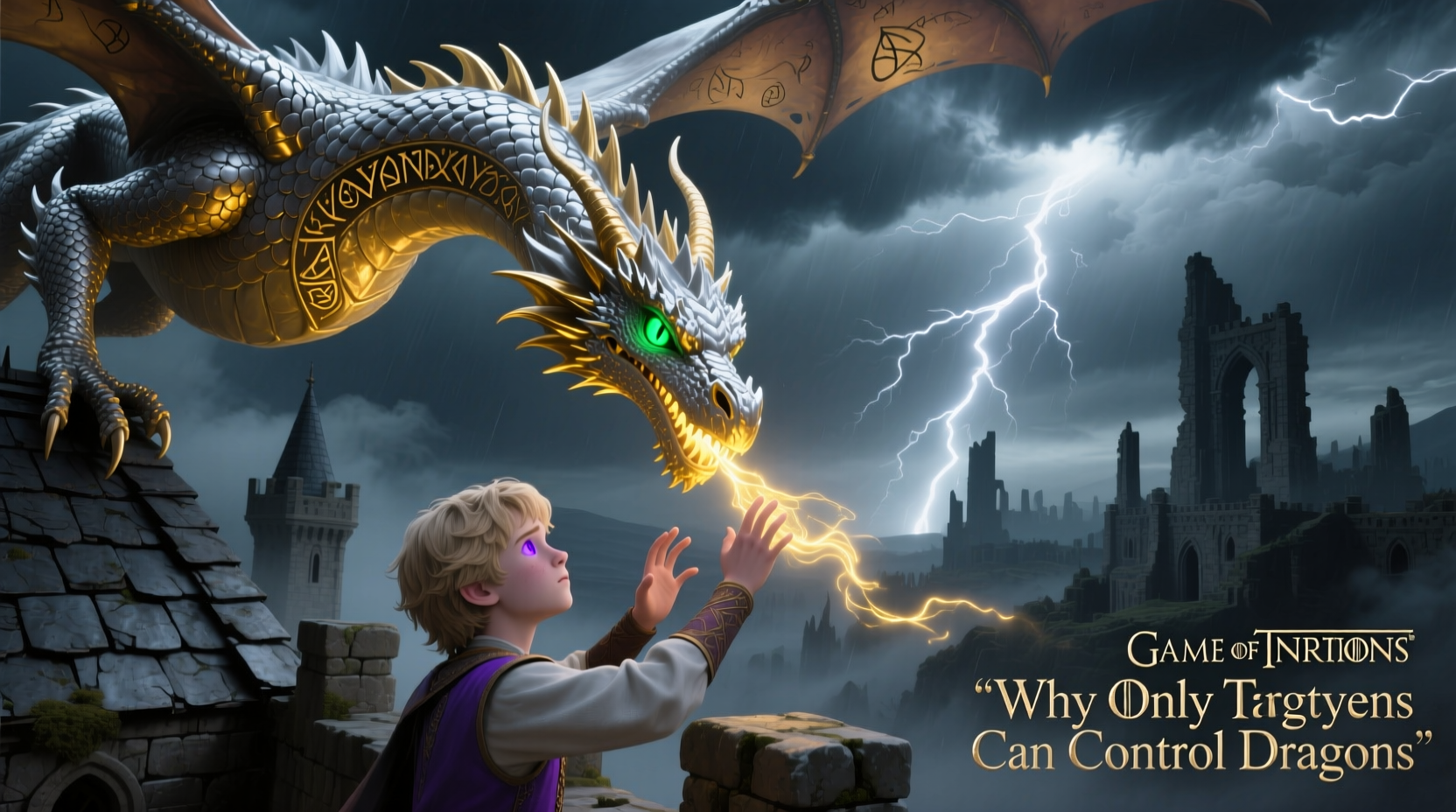 why only targaryens can control dragons game of thrones lore