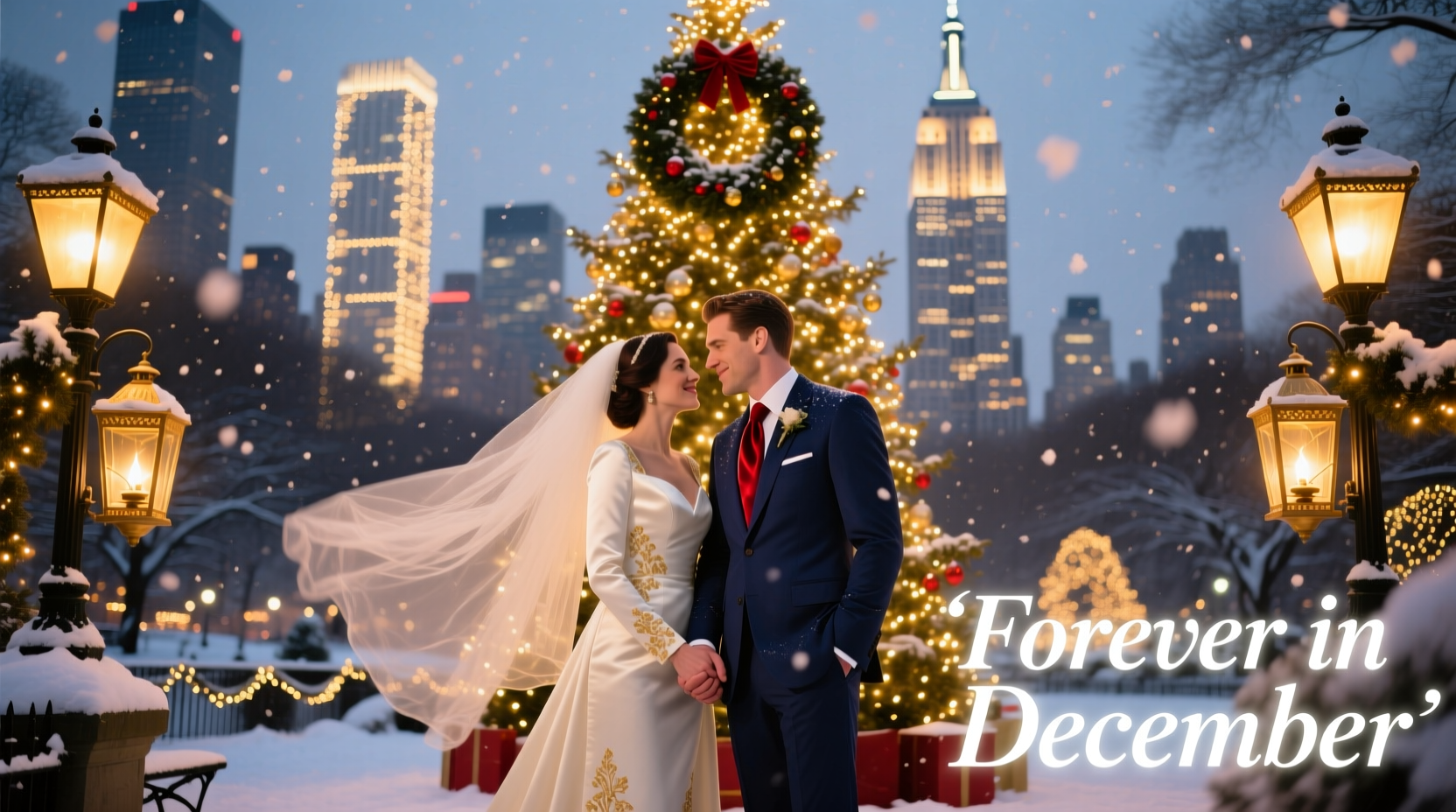 a new york christmas wedding