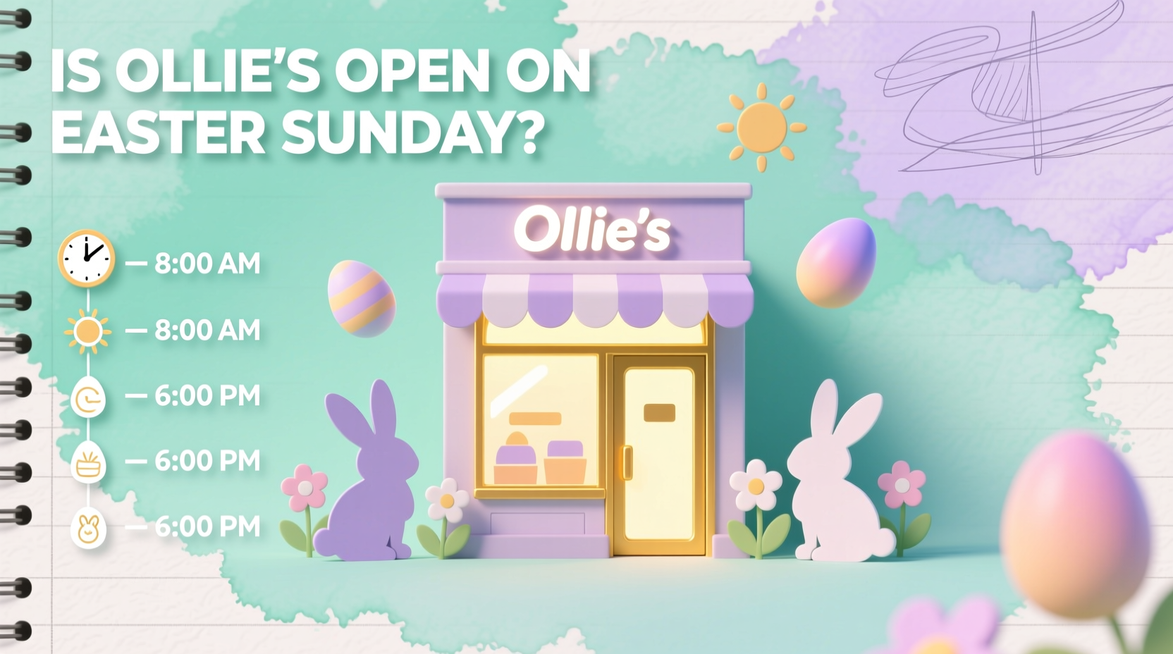 is ollies open on easter sunday