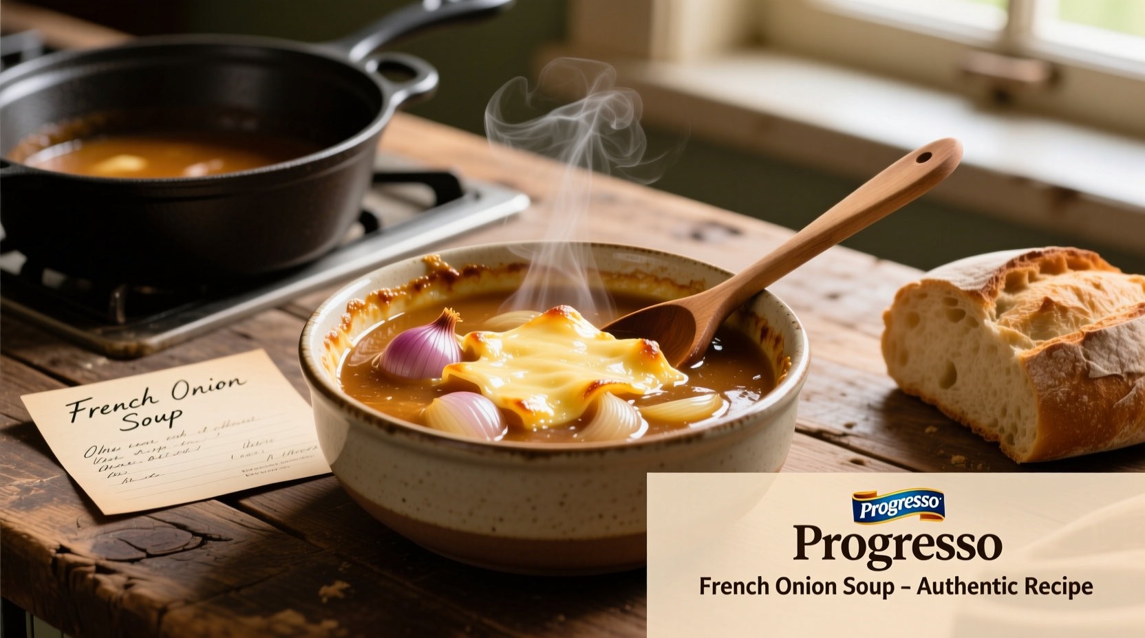 Progresso French Onion soup in cooking applications