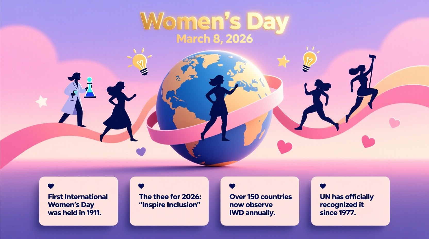 international womens day fun facts