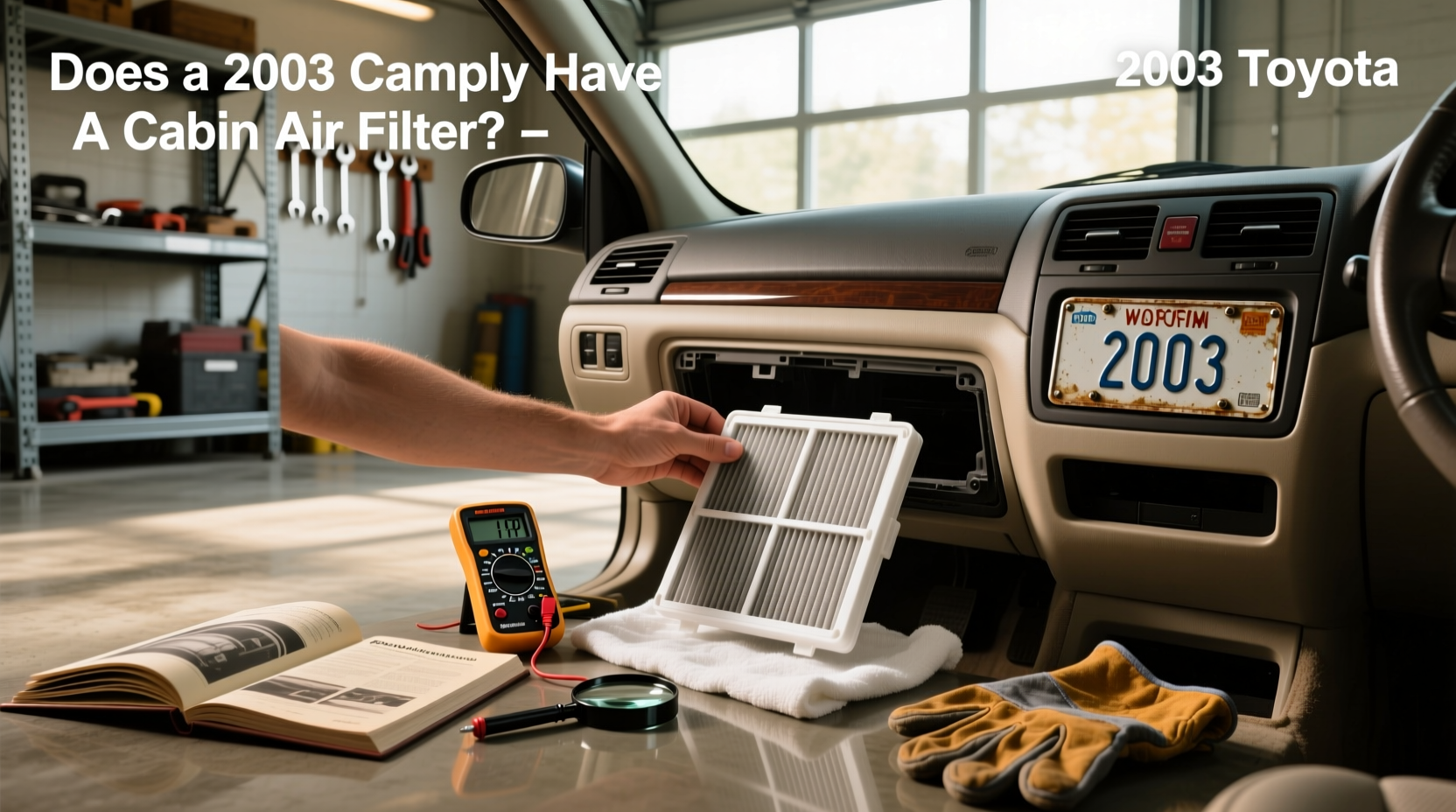 2003 camry cabin filter location replacement tips