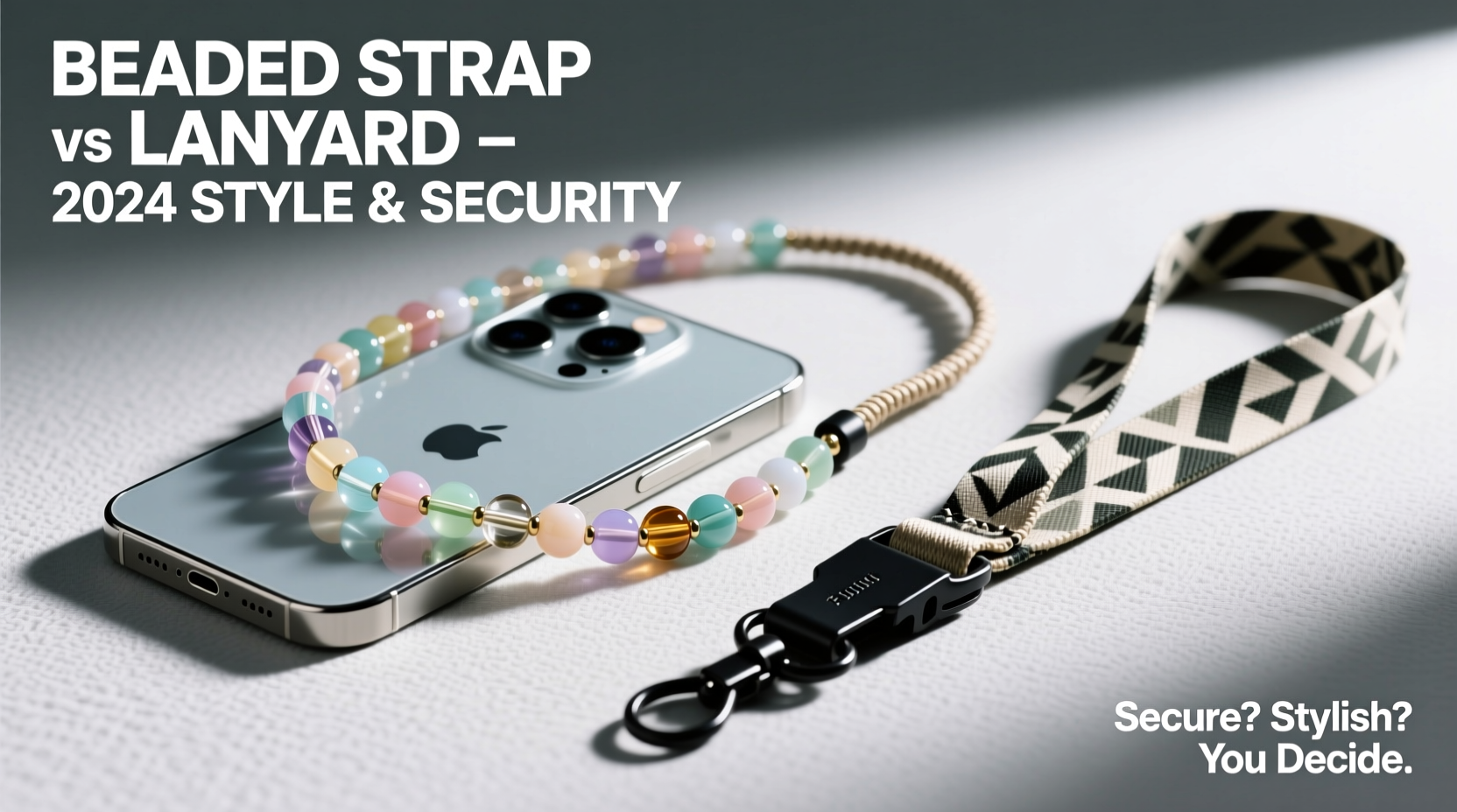 beaded phone strap vs lanyard which one is actually more secure stylish in 2024