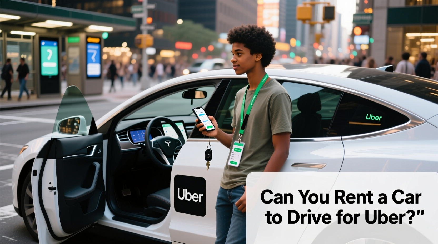 can you rent a car to do uber