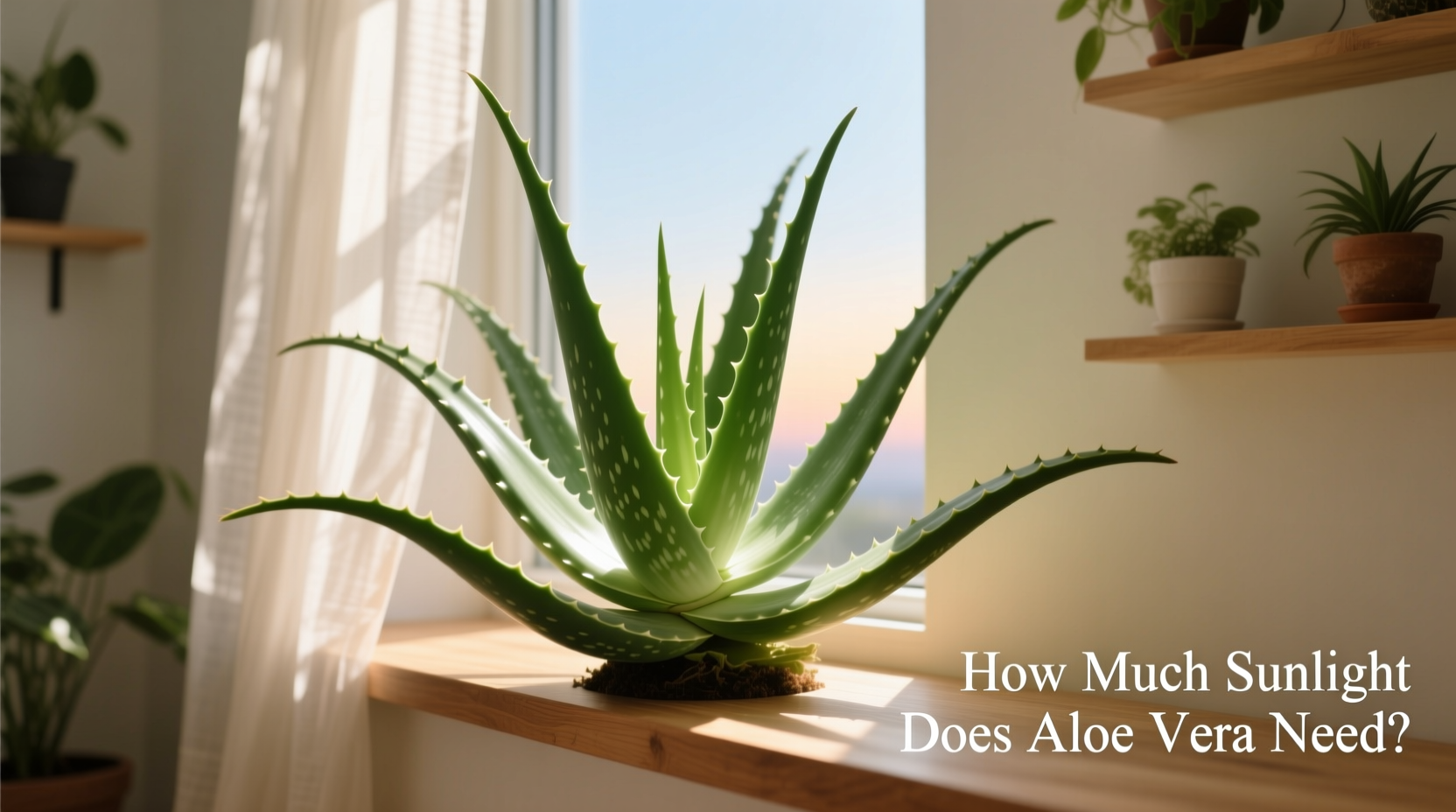 how much sunlight does aloe vera need