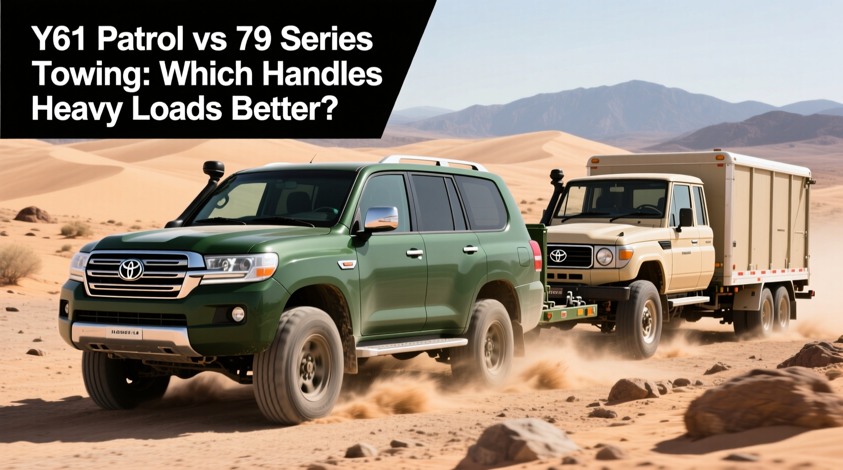 y61 patrol vs 79 series towing