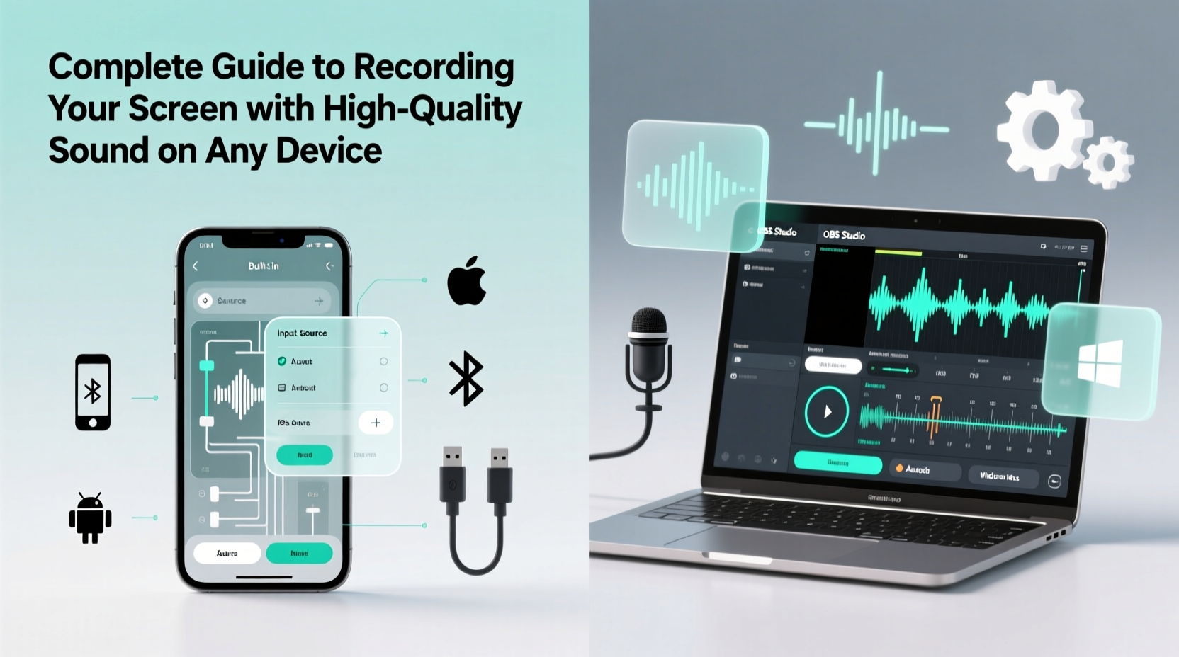 complete guide to recording your screen with high quality sound on any device