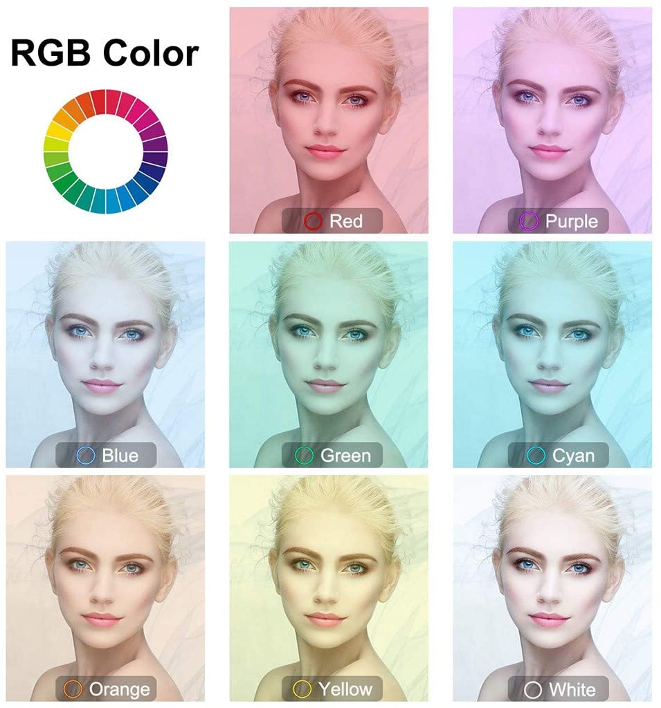 13 Inch MJ30 Rgb SOFT Ring LIGHT Fill Light 26cm Anchor Beauty Makeup Live Support Colorful Ring Light 13inch