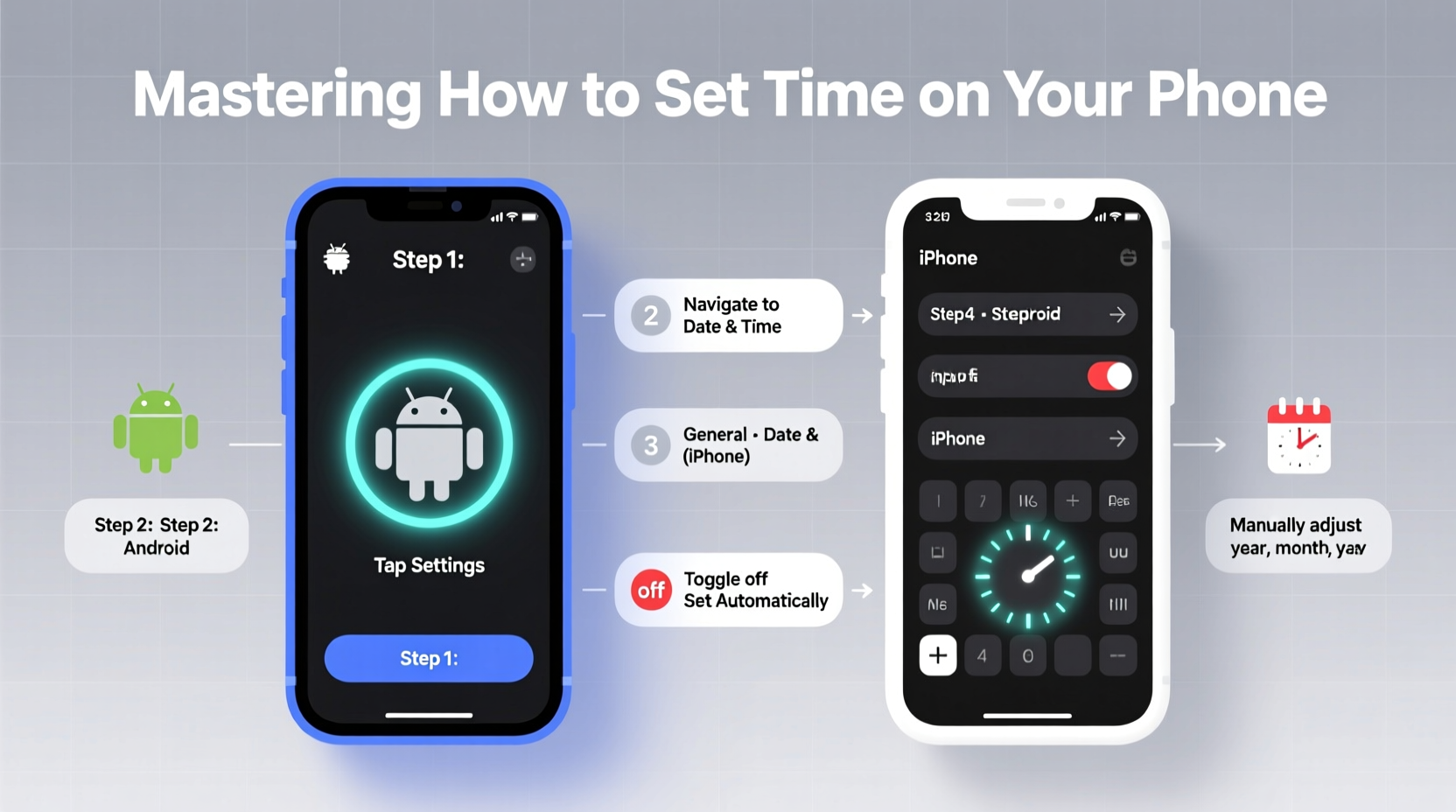 mastering how to set time on your phone a simple guide for android and iphone users