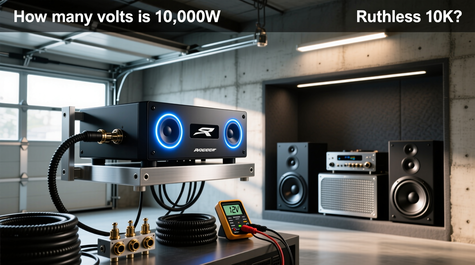 How to choose car amplifier 10000w,How many volts is ruthless 10k?