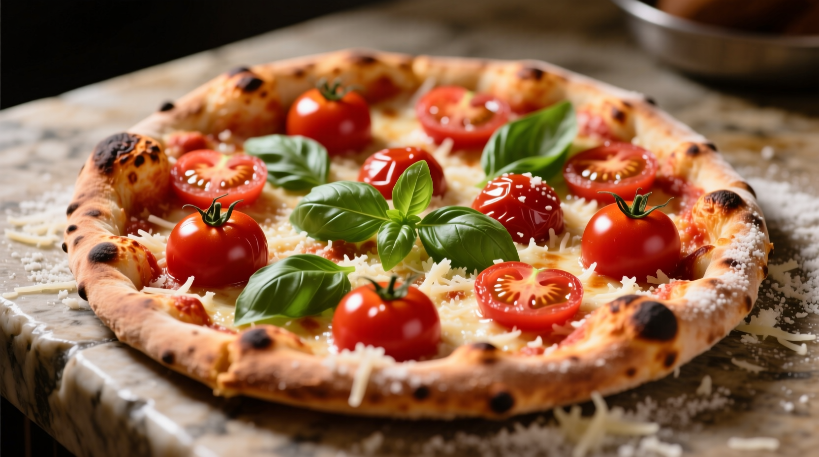 plum tomato pizza