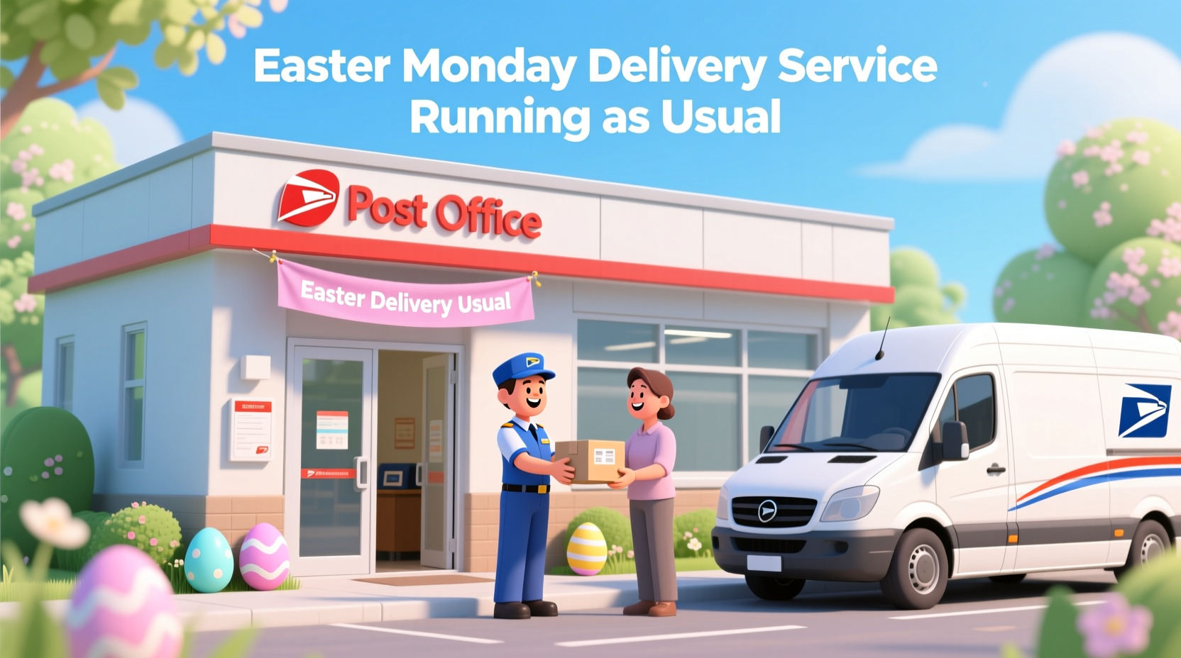 post office hours monday after easter