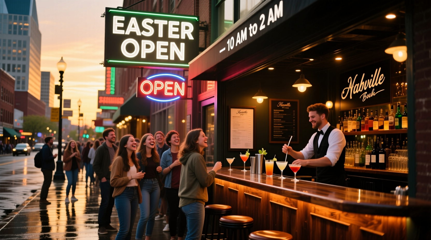 are nashville bars open on easter