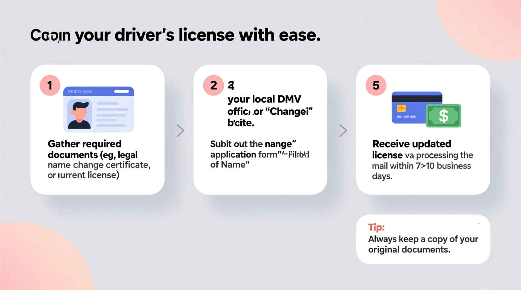 step by step guide to changing your name on your drivers license with ease