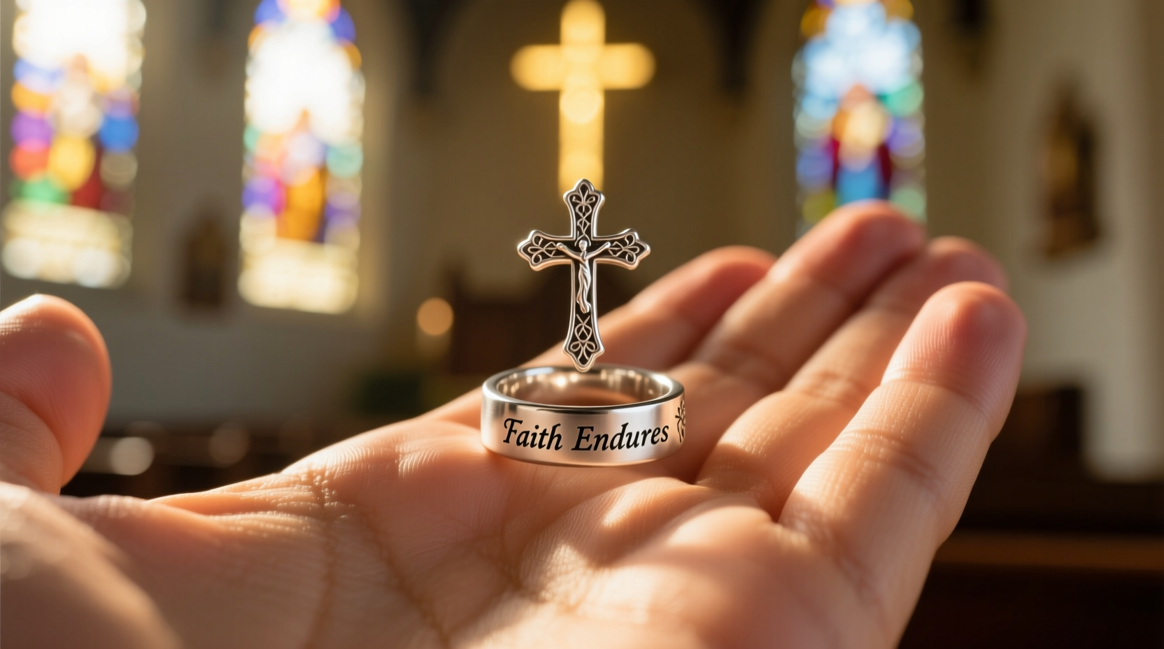 expressing devotion with style meaningful ways to wear a cross ring as a religious statement