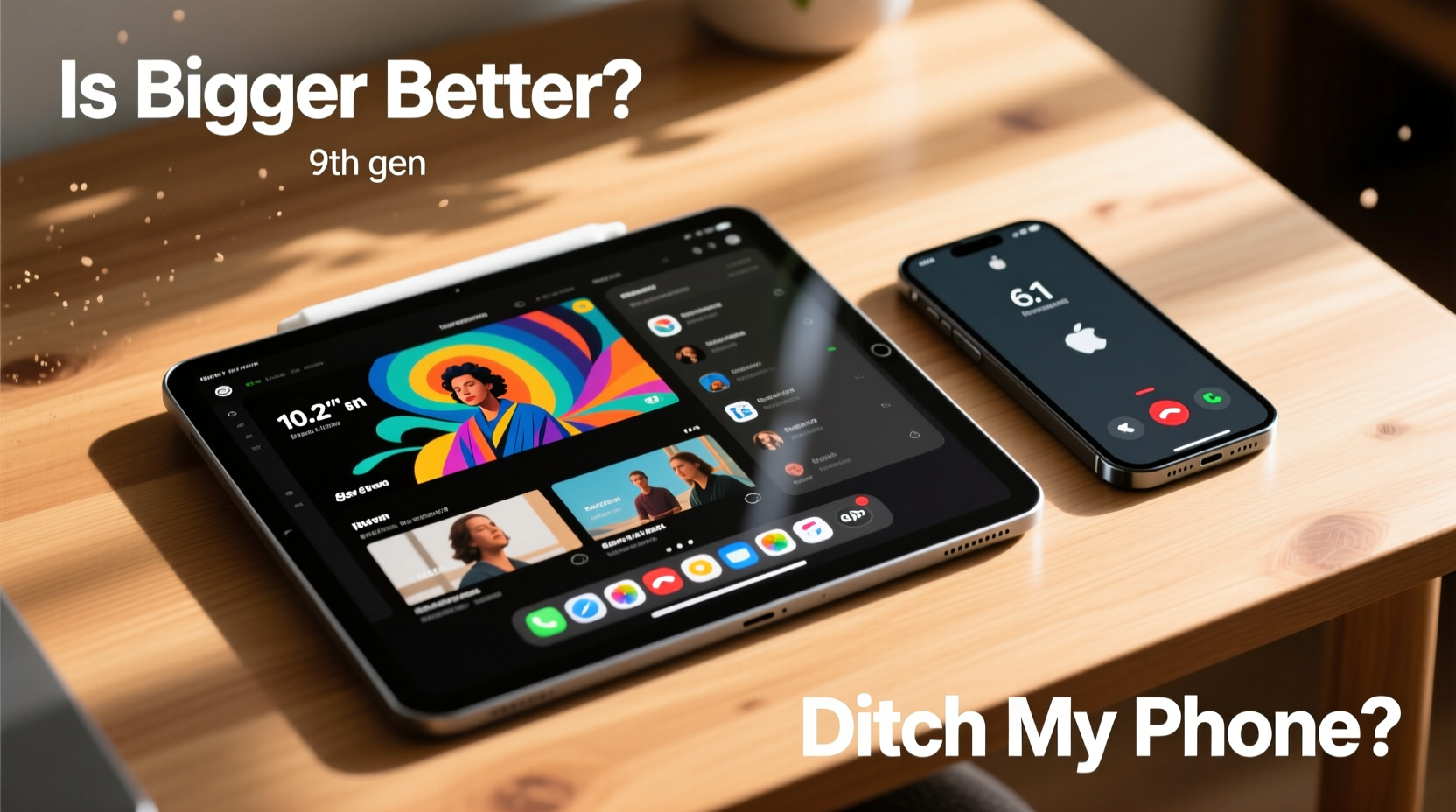 Ipad 9th Gen Vs Iphone 13 Is The Bigger Screen Worth Ditching My Phone