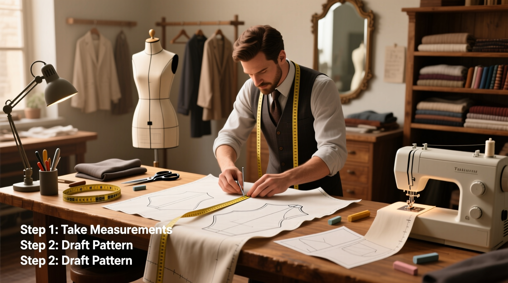 master the art of tailoring a step by step guide to making your own suit