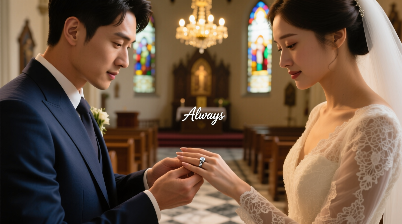 how do you wear your wedding ring and band