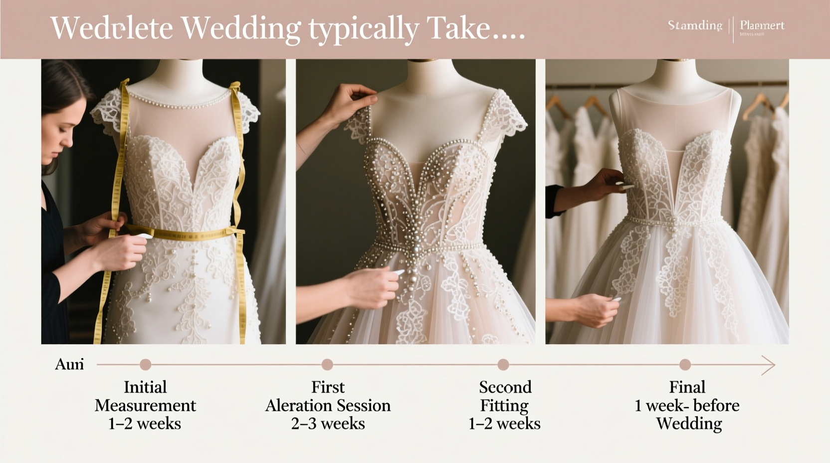 how long does it take for wedding dress alterations