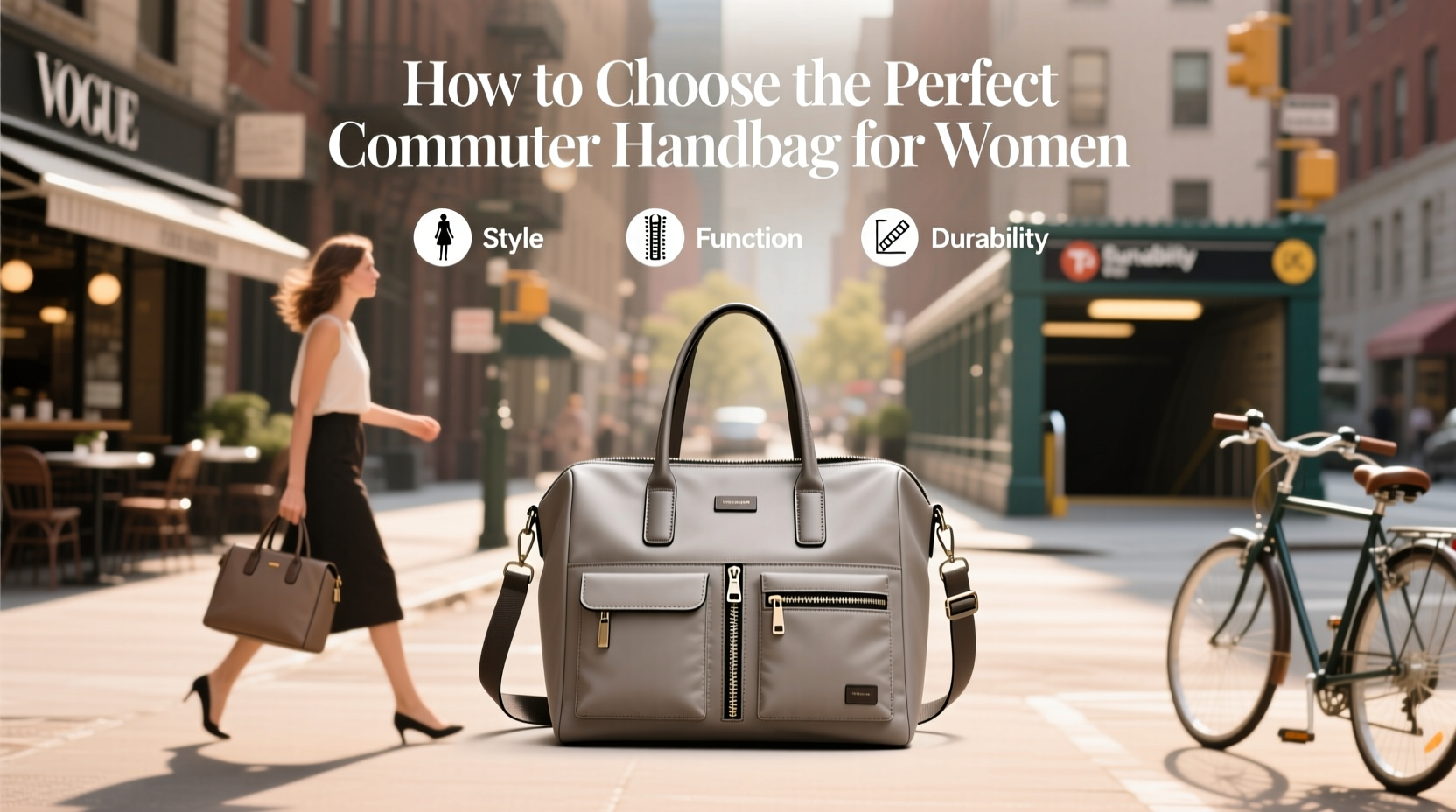 how to choose the perfect commuter handbag for women a practical guide to style function and durability