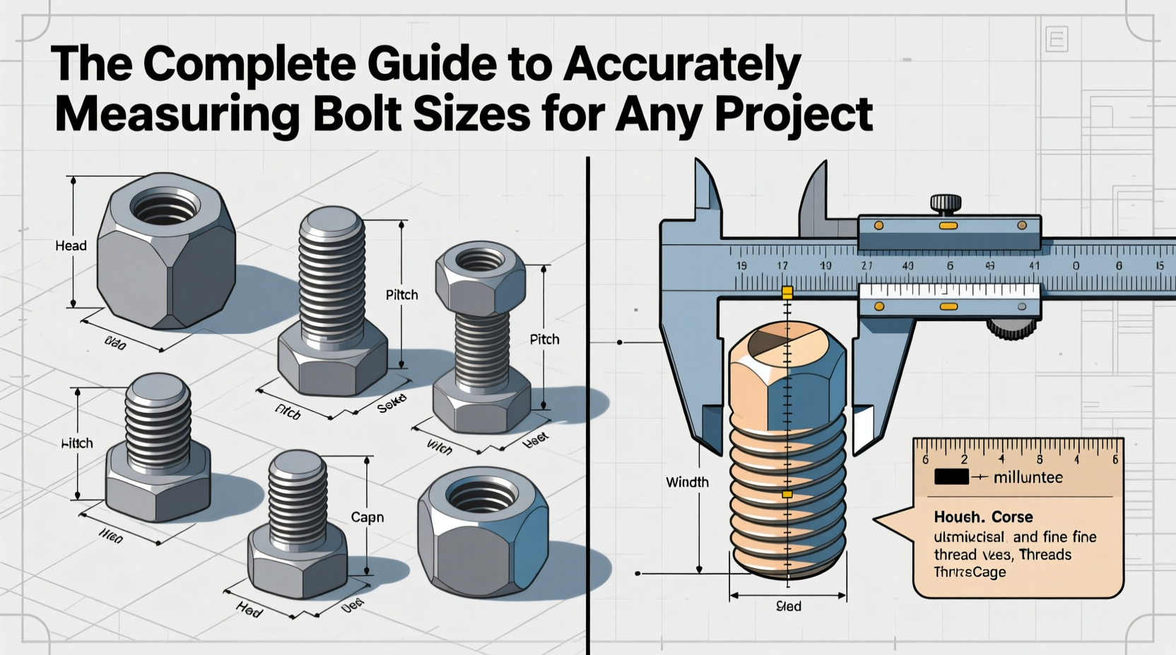 the complete guide to accurately measuring bolt sizes for any project