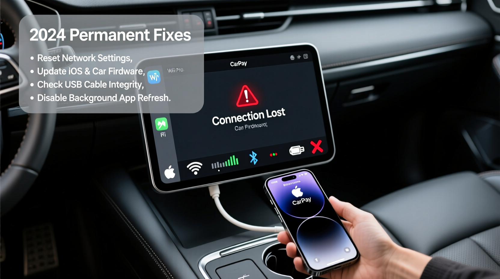 giulia carplay disconnect fix