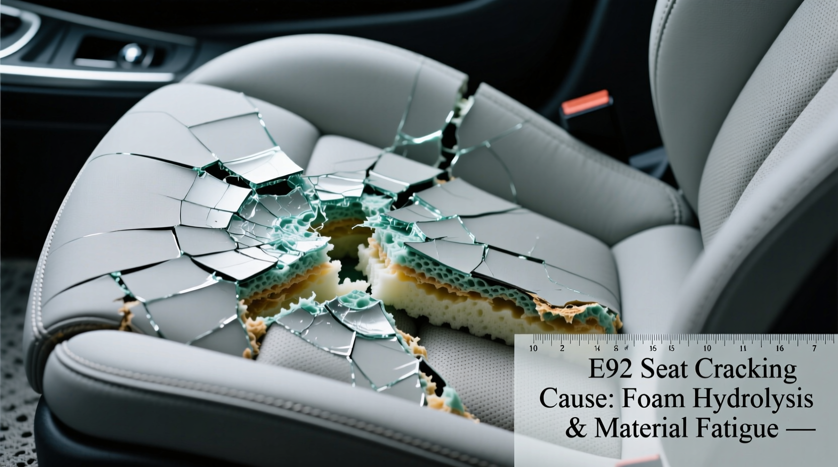 e92 seat cracking cause