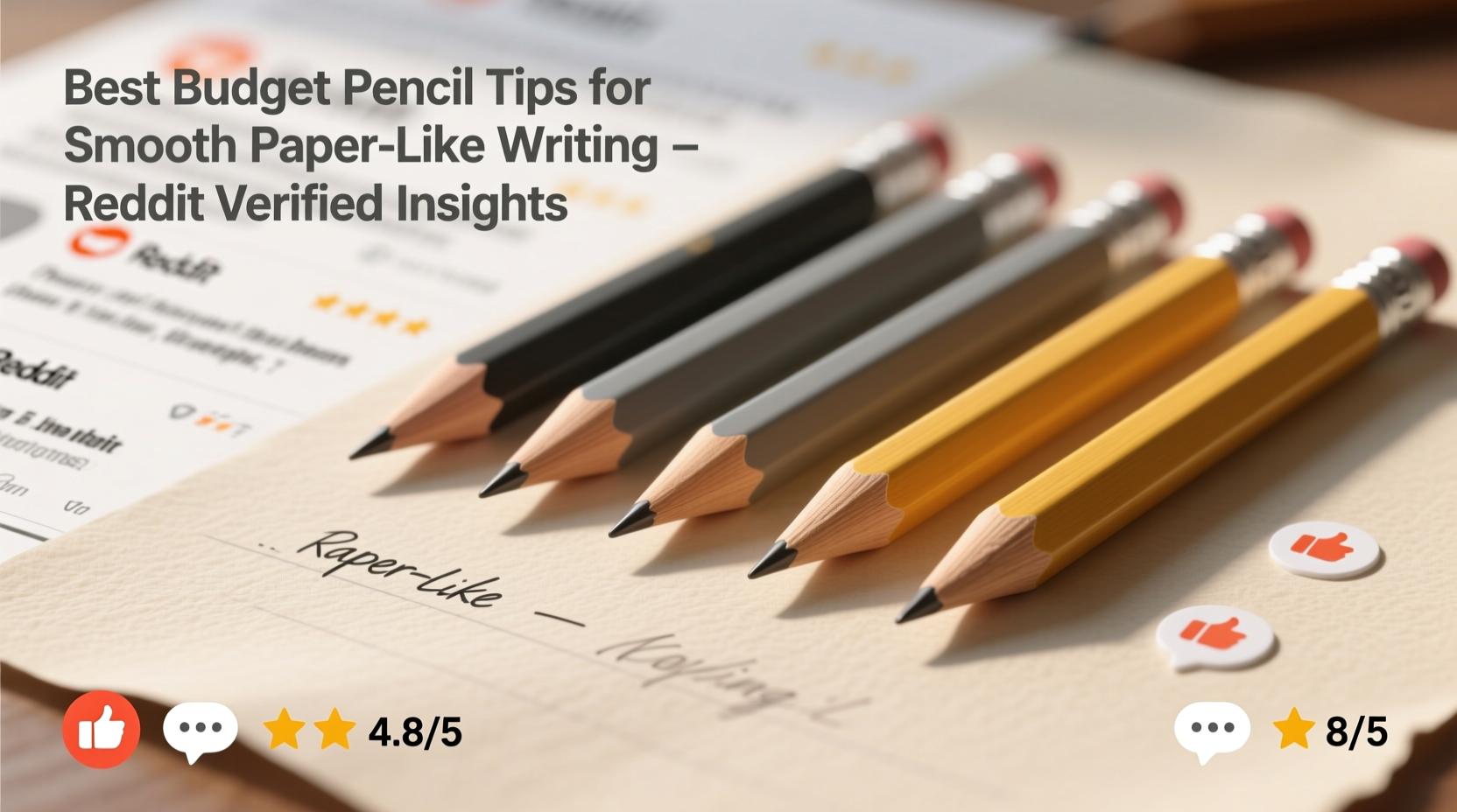explore affordable pencil tips for paperlike with genuine user insights on reddit