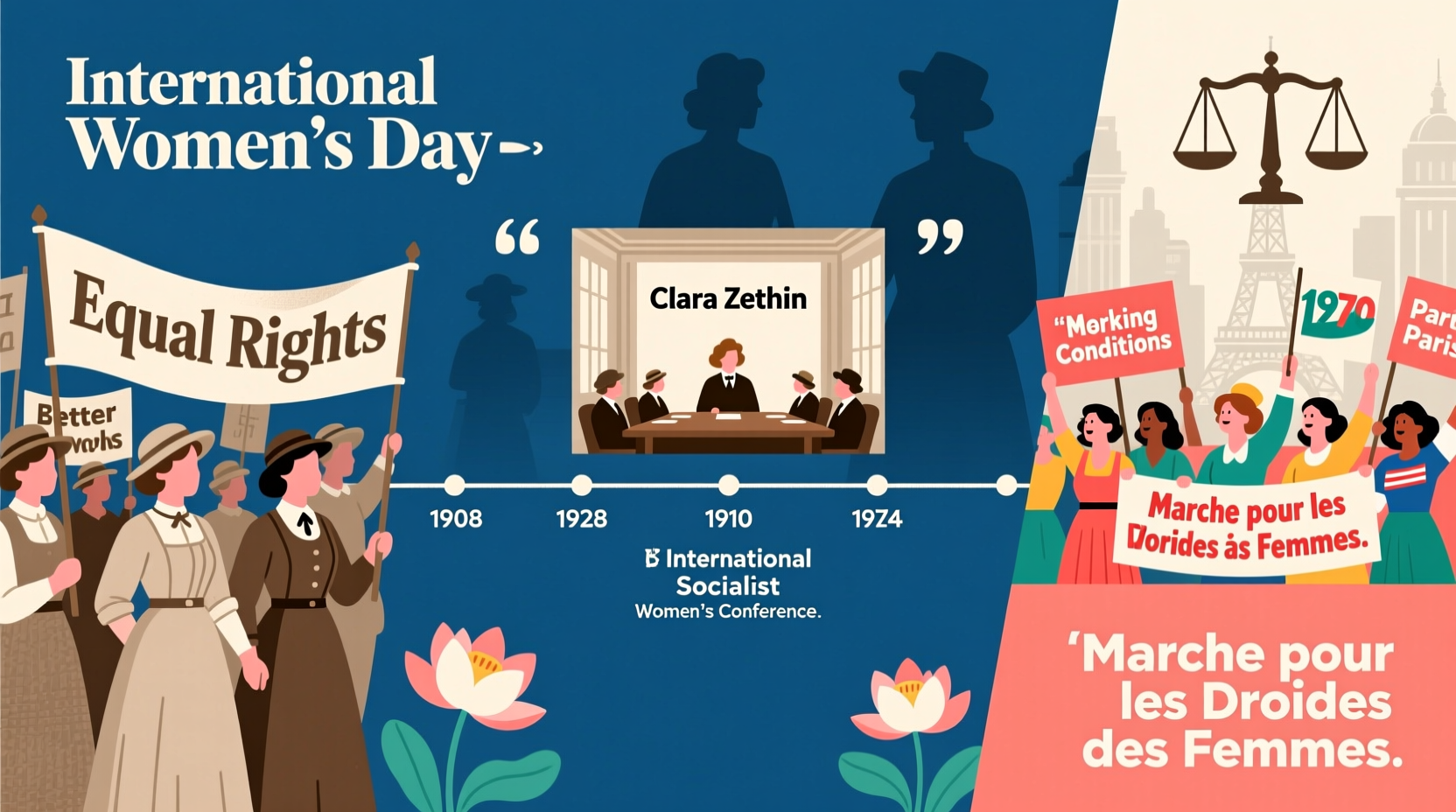 who started womens day