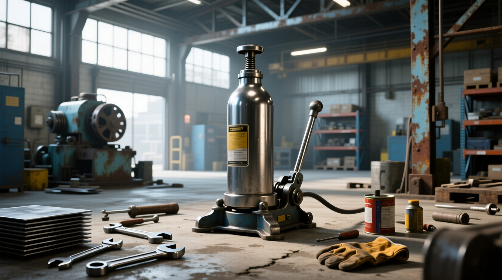 5 ton hydraulic bottle jack guide