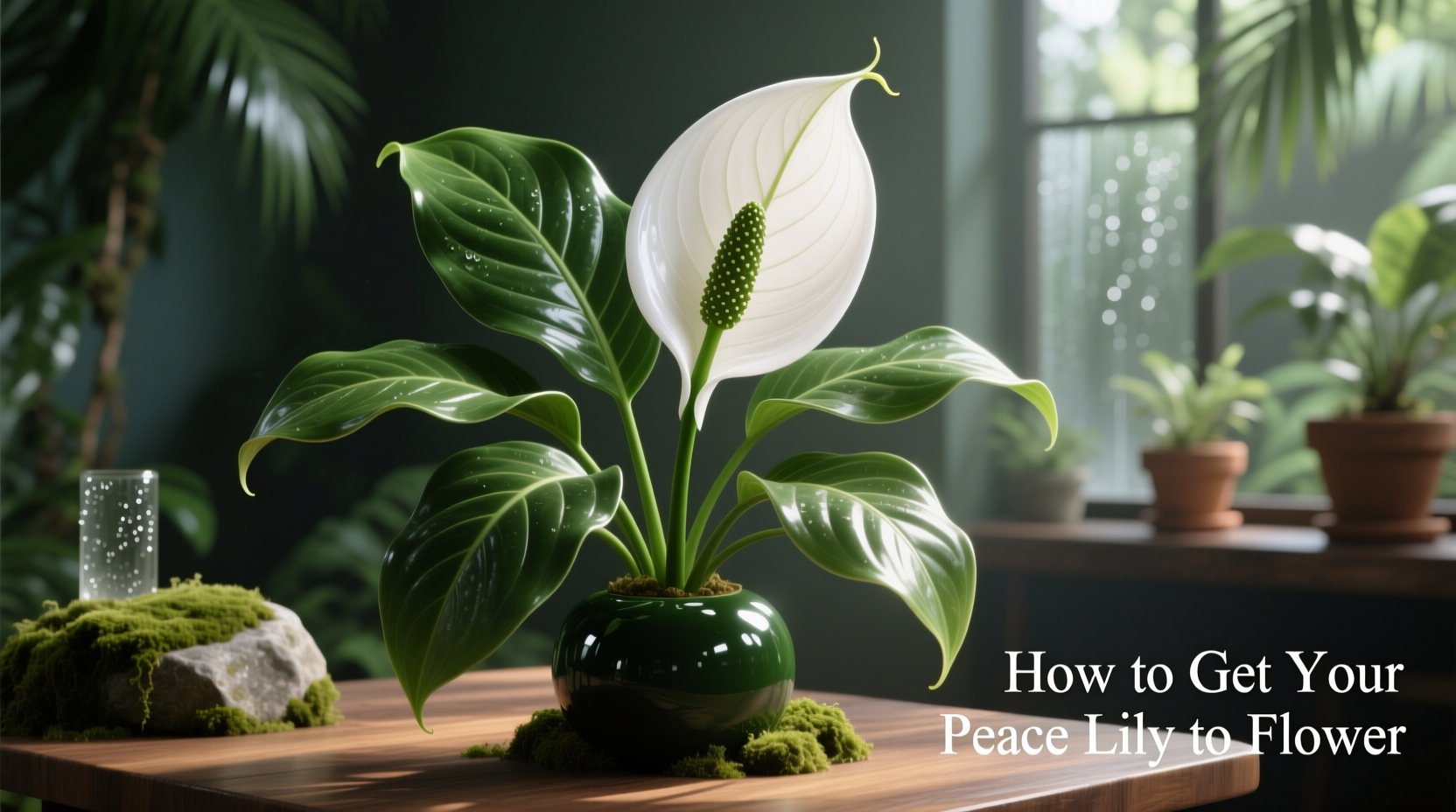 how do i get my peace lily to flower
