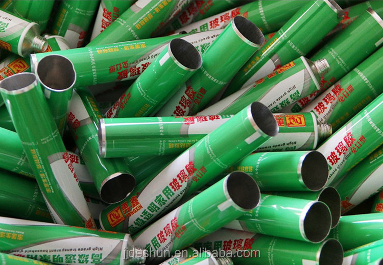 未印刷 1070 铝材料空包装可折叠铝管化妆品