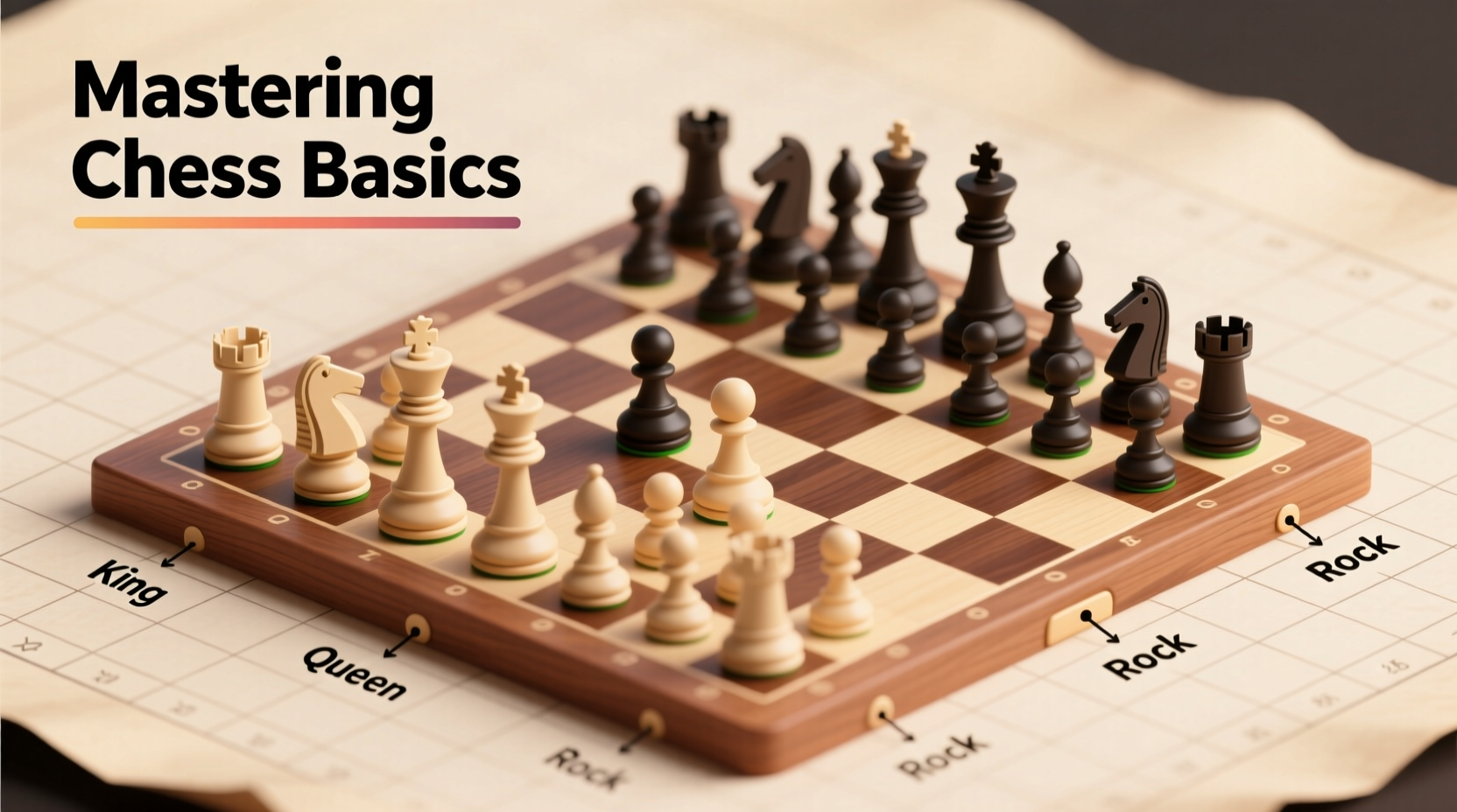 mastering chess basics a step by step guide to setting up the chess board correctly