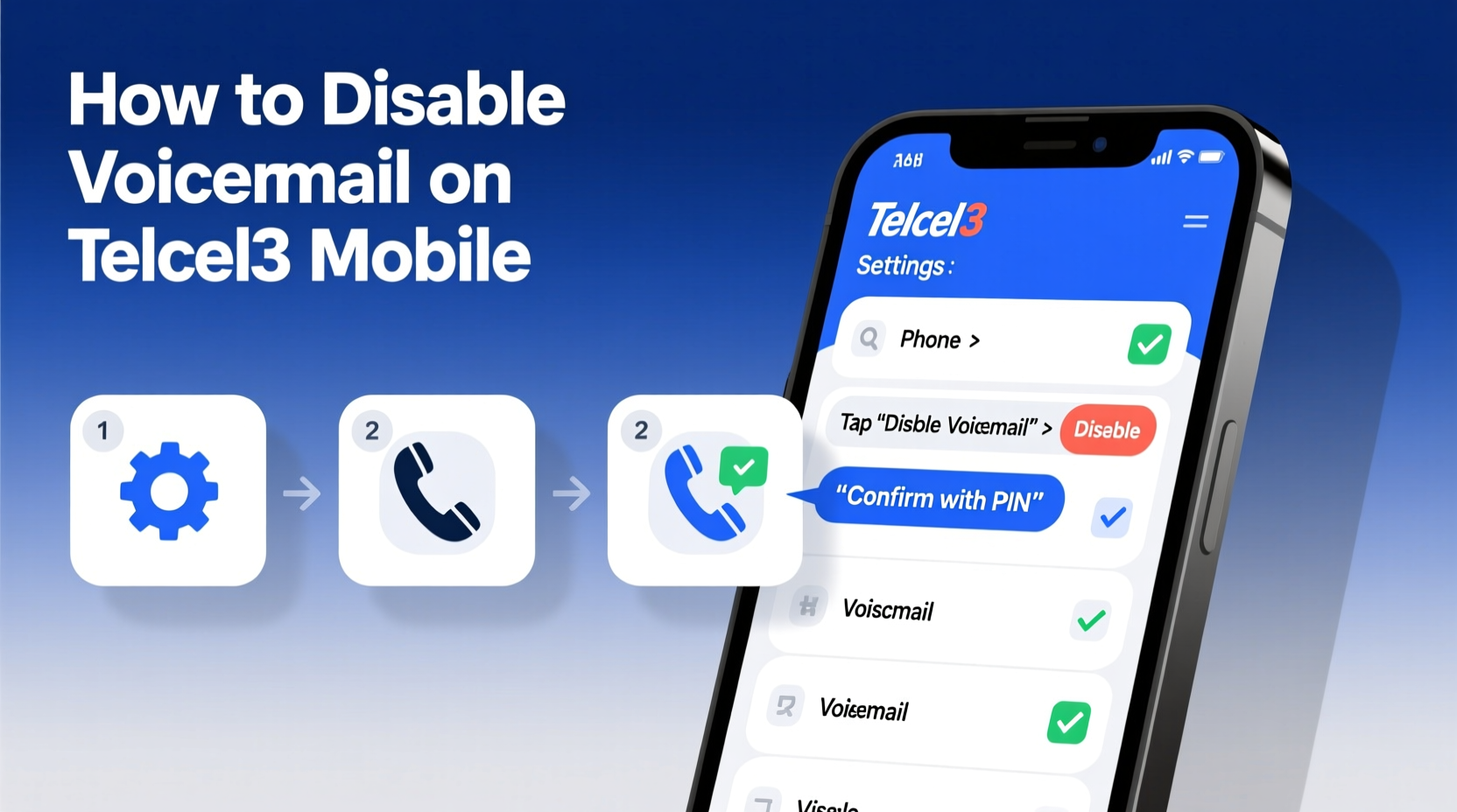 effective methods to disable voicemail on your telcel3 mobile phone