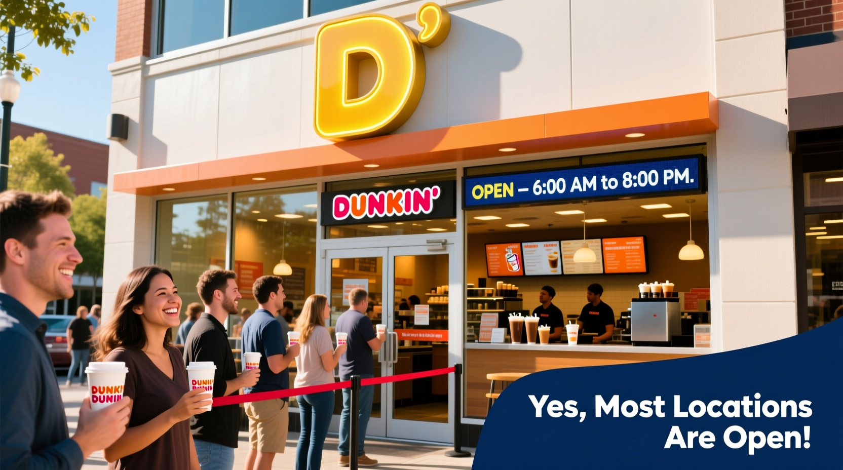 is dunkin open on sundays