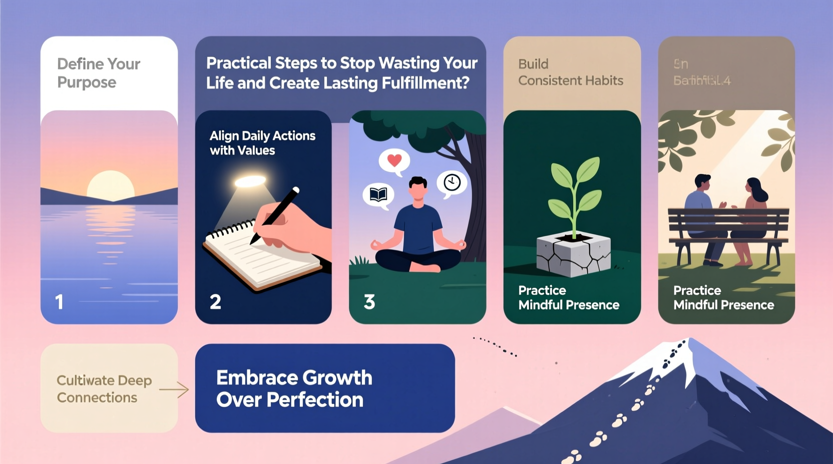 practical steps to stop wasting your life and create lasting fulfillment