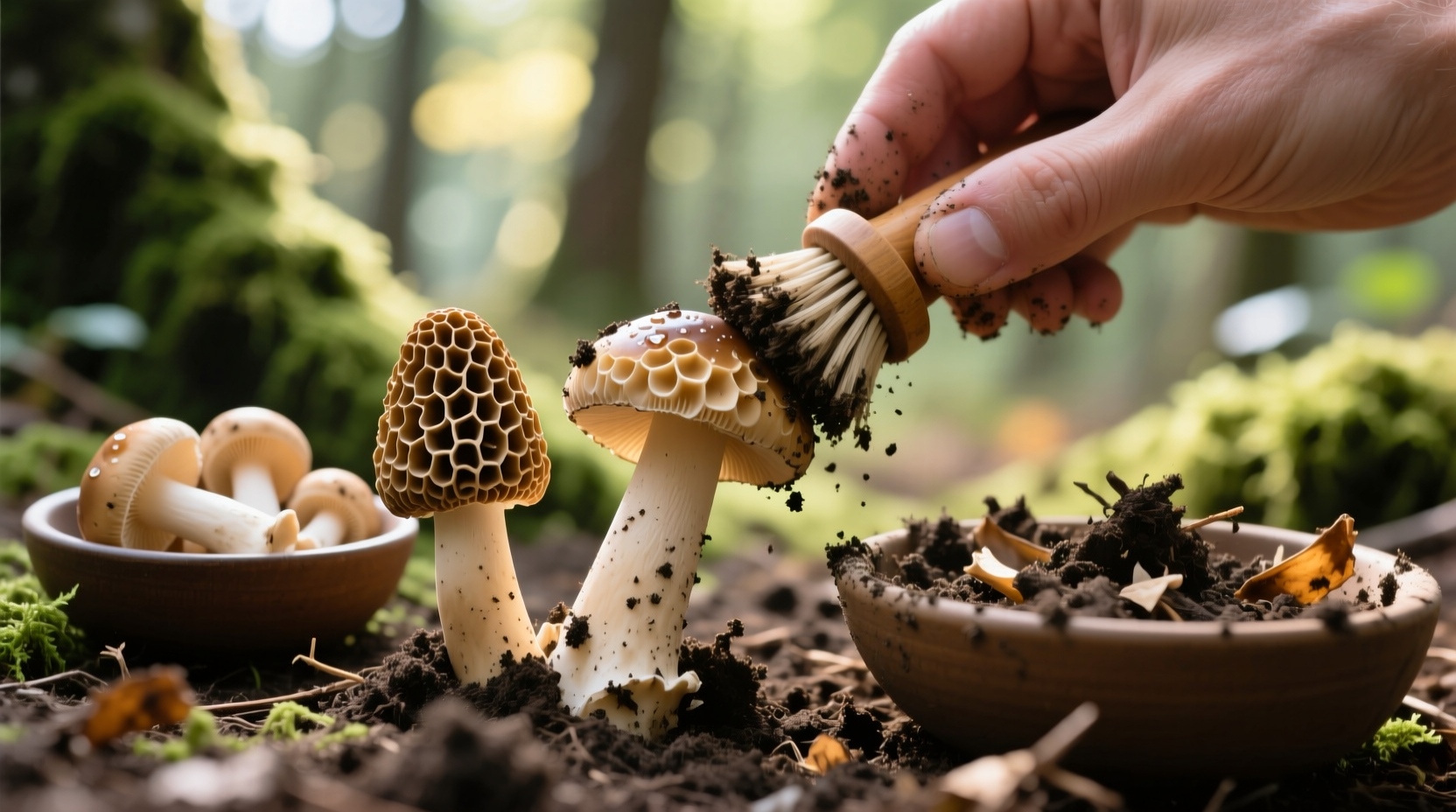how to clean up your morels
