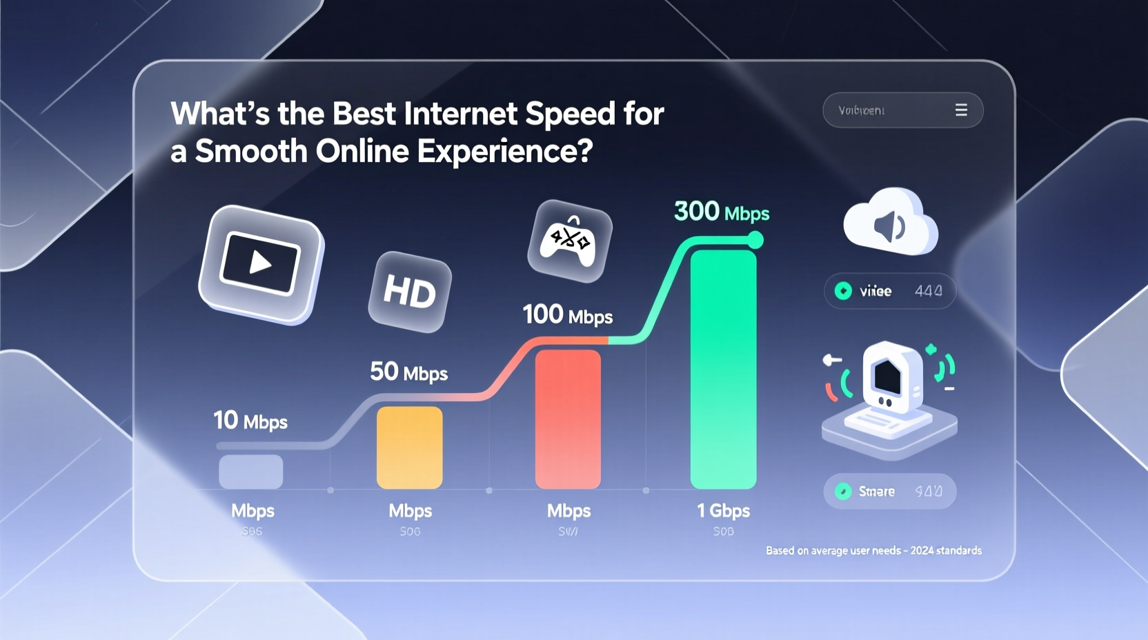 what the best internet speed you need for smooth online experience