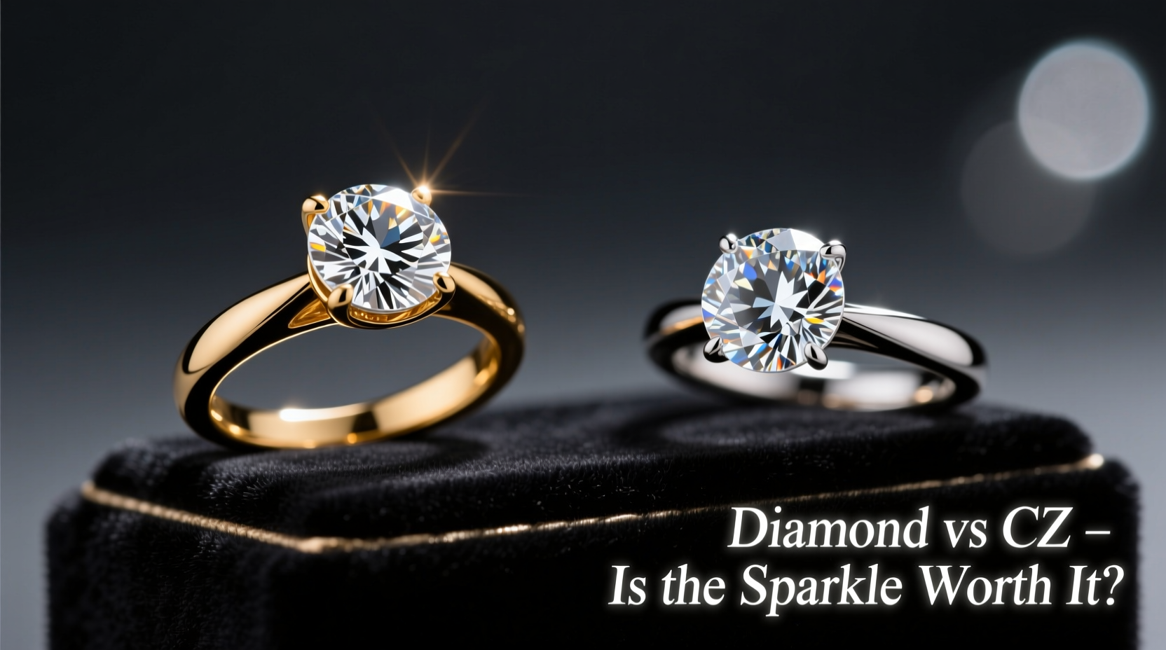 luxury diamond ring vs cubic zirconia is the sparkle really that different 2