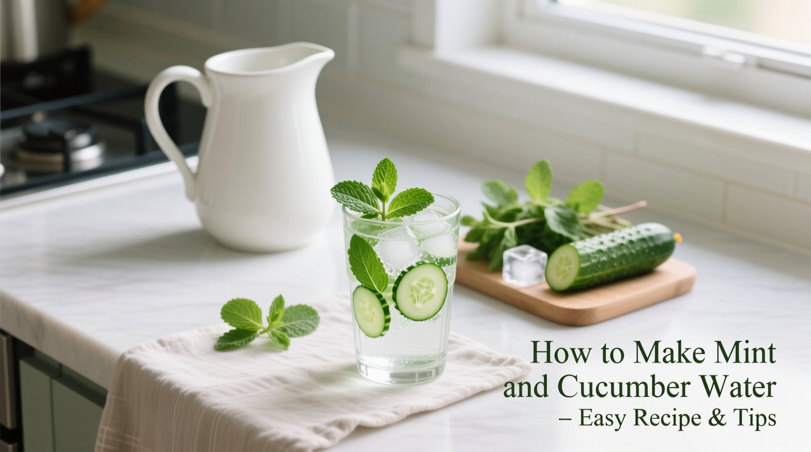 how to make mint and cucumber water