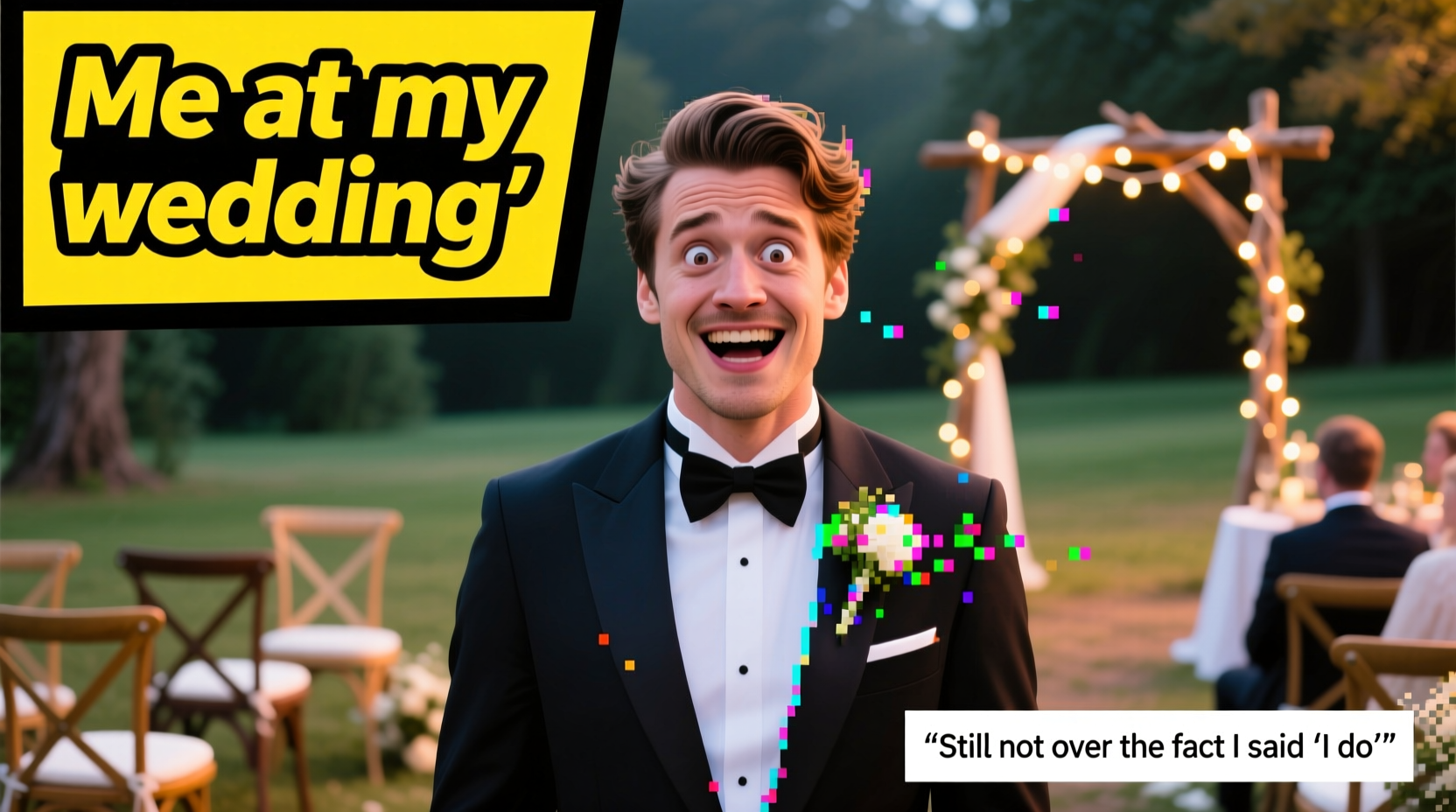 me at my wedding meme