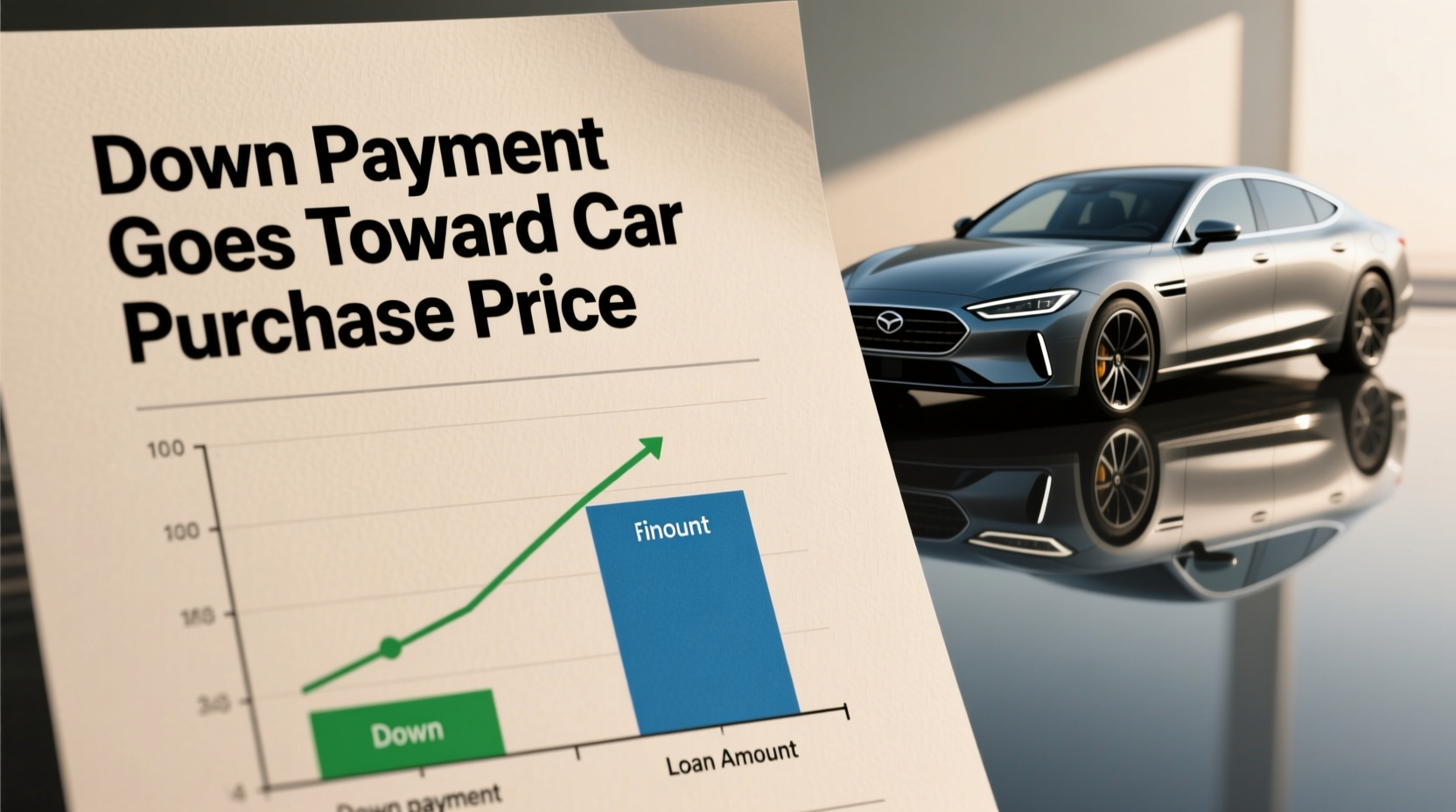 does the down payment go towards the car
