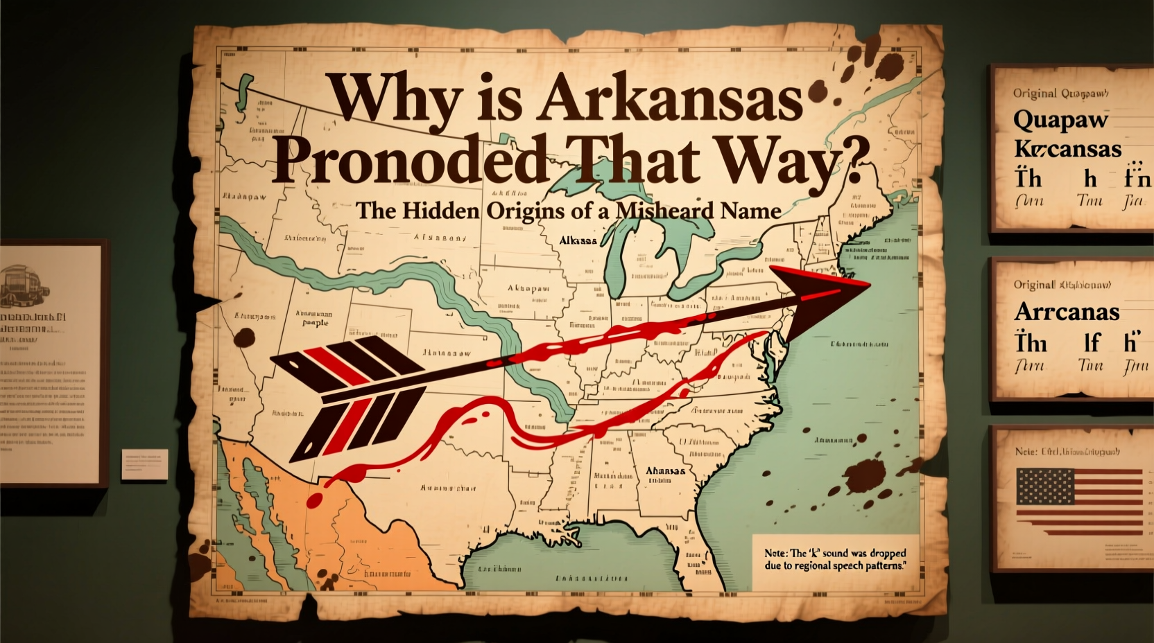 why is arkansas pronounced that way the names origin