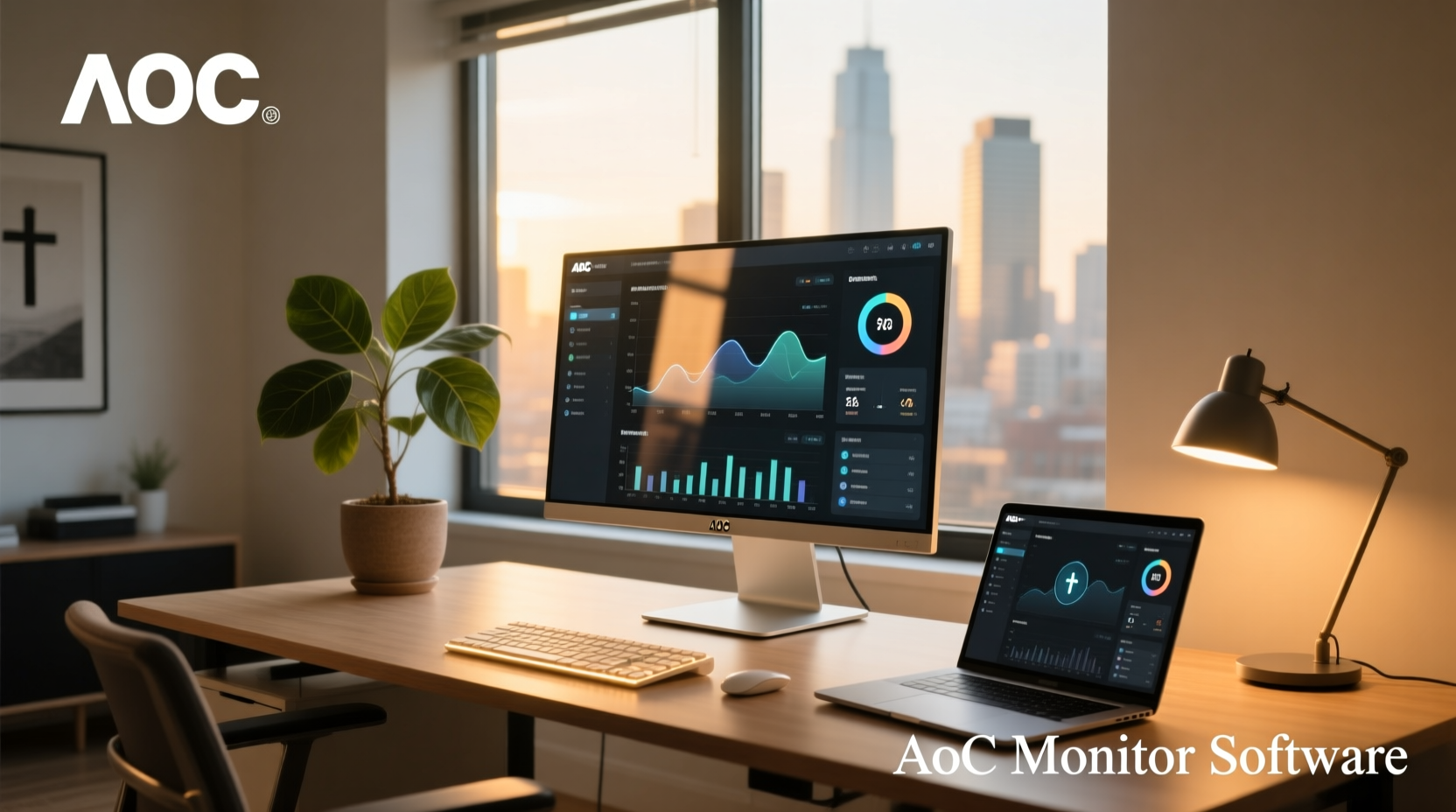 aoc monitor software guide screen+, g menu i menu explained