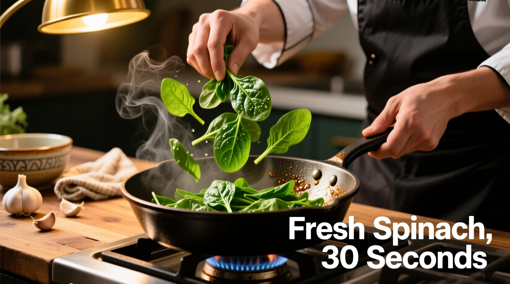 How to Cook Fresh Spinach Perfectly in 5 Minutes