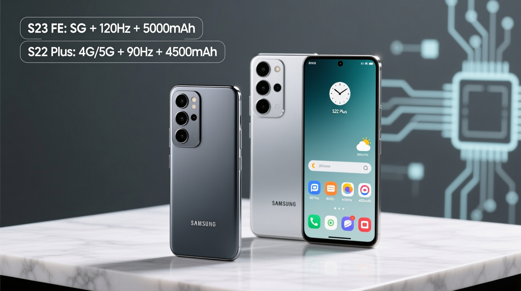 samsung s23 fe vs s22 plus is the newer model really worth the upgrade