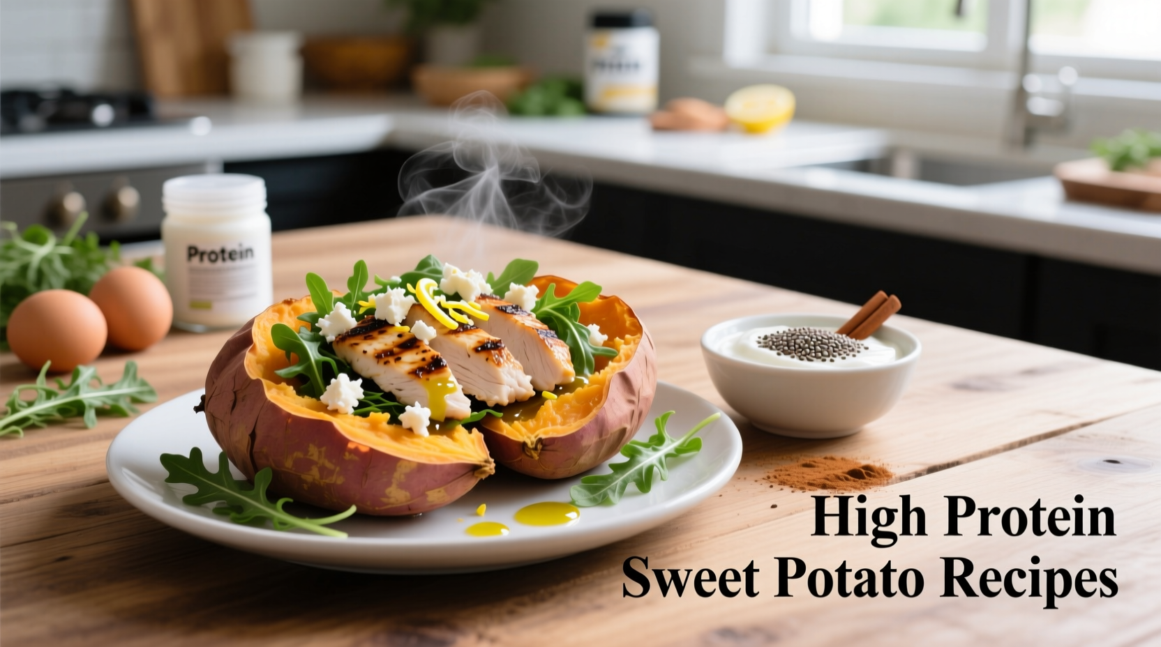 high protein sweet potato recipes